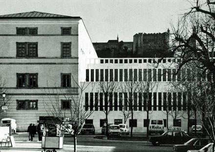 Mozarteum 1978 - Ansicht Mirabellplatz